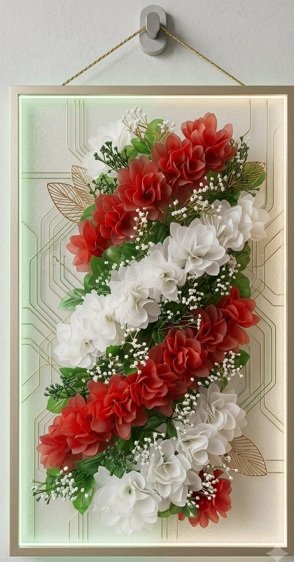 Artificial flower bouquets mat
